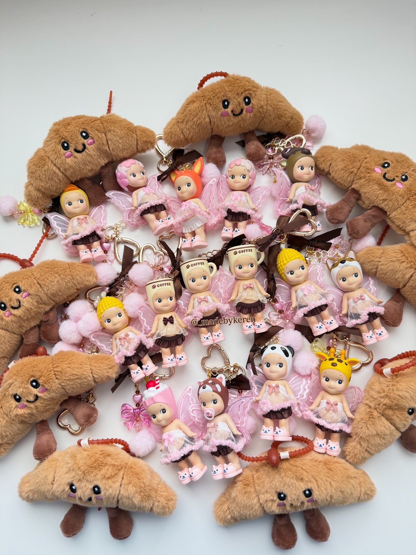 Croissant keychains 🥐🤎