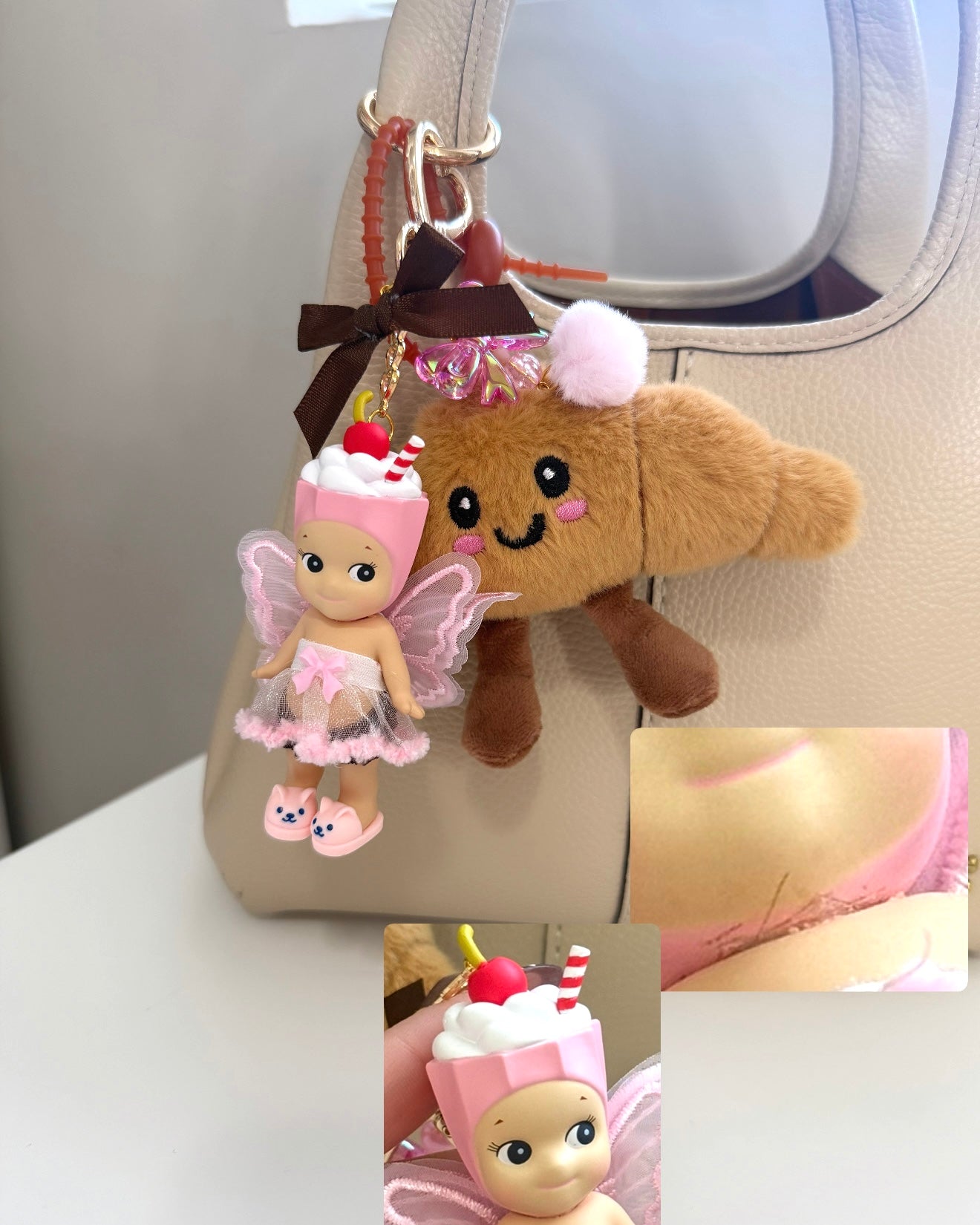 Croissant keychains 🥐🤎