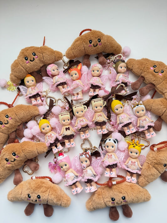 Croissant keychains 🥐🤎